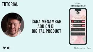 Cara menambah Add on di DIGITAL PRODUCT | Tutorial Lynk.id