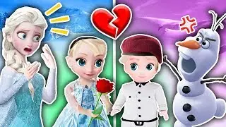 Los HIJOS de ELSA y OLAF se ENAMORAN ❤️ Frozen 2 ❄️ Sus PADRES se OPONEN! Juguetes Fantásticos