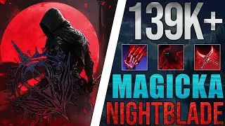 🏮 Magicka Nightblade 139k+ PvE DPS Build「U44 Golden Pursuit」