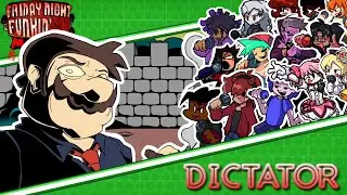 DICTATOR But Every Turn Different Character Sings 😼🎶 (FNF: MARIO'S MADNESS V2)