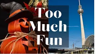 WALKING AT ALEXANDERPLATZ | HALLOWEEN 2021 PREPARATIONS IN MARKETS | BUCKITDRUMMERS |LIFE IN BERLIN