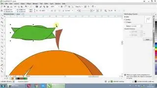 How To Draw Orange With Corel Draw X7