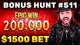 THE 23 GREATEST BONUSES FROM BONUS HUNT 511  $400-500 SPIN 