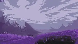 Terraria Pixel Art Animation: The Corrupted Coast (Wallpaper Included)