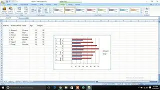 MAKE CHART IN MICROSOFT EXCEL