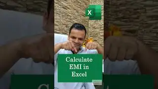 Calculate EMI in excel 