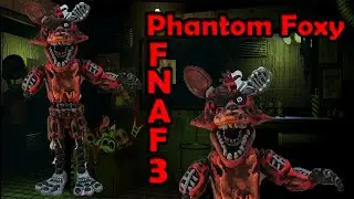 Как слепить Фантом Фокси из пластилина FNAF3