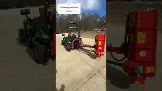 John Deere 1025r Ditch Bank Mower! #tractor #johndeere