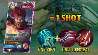 TRY THIS NEW BUILD GRANGER UNLI LIFESTEAL WTF DAMAGE 1 SHOT 🔥
