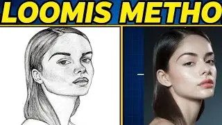 Loomis mathod se face kaise draw kare |Easy trick for beginners 