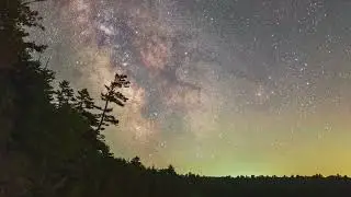 Relaxing Night Calls of Loons Under Starry Skies of Maine