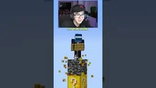 Minecraft Lucky Block Pillars 3🍀🤐🤫 Cheappickle, tinymacdude #minecraft #shorts #minecraftshorts