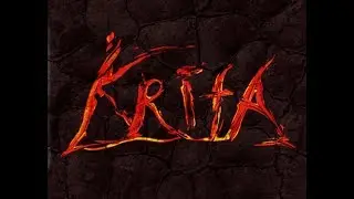 Krita: #FIlter #Mask & #Gradient Map. Cool Feature!!! #lava #draw