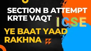 section B ke liye kuch tips Computer application java icse