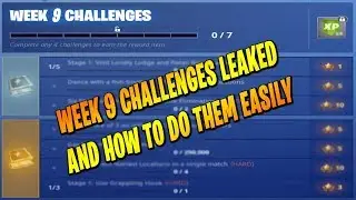 WEEK 9 CHALLENGES LEAKED AND HOW TO COMPLETE THEM | HOW TO COMPLETE WEEK 9 CHALLENGES |