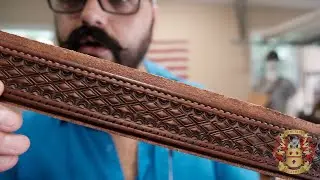 Saddle Stitching a Set of Firefighter Suspenders