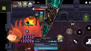 Guardian Tales - Dark Ranged vs Ancient Demon Lv100 (Guild Raid)