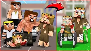 ARDA FAMILY VS RÜZGAR FAMILY FIGHTED, RÜZGAR FAMILY WAS INJURED! 😱 -Minecraft