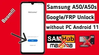 Samsung A50/A50s FRP BYPASS Android 11 Without PC | Samsung A50 Unlock Google Account Lock 2022