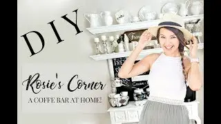 How to Put Together a Pinterest Inspired Coffee Bar DIY