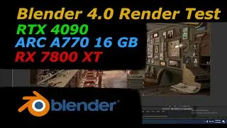 Blender 4.0 GPU Render Speed Tests! | NEW AMD, INTEL, and NVIDIA Benchmarks