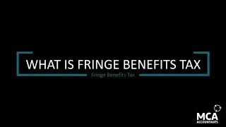 What is Fringe Benefits Tax