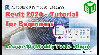 how to use Align tool in Revit | How to Align objects in Revit | Using the Modify tools in Revit