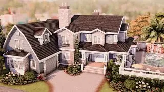 Large Family House 🏡 The Sims 4 Speed Build | No CC