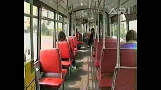 GT4 Stuttgart Tram 1993 passenger view | Giebel Gerlingen Mitfahrt | Straßenbahn Fahrgastraum