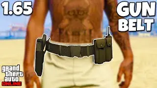 How to Get The GUN BELT on ANY OUTFIT In GTA 5 Online 1.67! NO TRANSFER, GET IAA GUN BELT