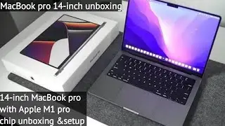 MacBook Pro 14-inch unboxing | 14-inch MacBook Pro with Apple M1 Pro chip unboxing & setup |