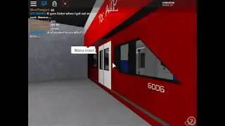 Robloxian automatic subway - Twiggy Line - Arriving and departing Nero AVE.
