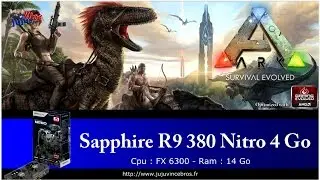 Ark Survival Evolved on R9 380 Nitro 4 Gb and FX-6300 CPU - benchmark