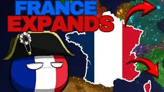 FRANCE EXPANDS And Destroys Everyone- Rise of Nations Roblox Gameplay