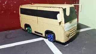 Unbelievable DIY Cardboard Bus! You Won't Believe Your Eyes 🚍😱