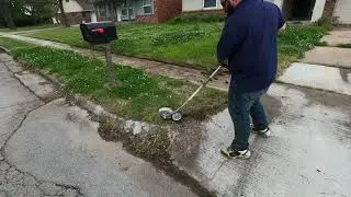 I CAN'T BELIEVE this happened when I CUT the LAWN for FREE - [OVERGROWN LAWN MAKEOVER]