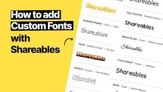 How to add custom fonts [TUTORIAL]