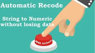 How to convert string to numeric variable in SPSS without lossing data (Amharic)