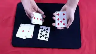 Double sandwich card trick Featured by "Pizic"