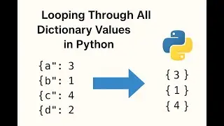 Looping Through All Dictionary Values in Python — Using set() Explained