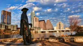 Stevie Ray Vaughan Time Lapse Downtown Austin