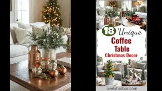 18 Unique Coffee Table Christmas Decor Ideas EASY