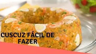 CUSCUZ PAULISTA DE FRANGO FÁCIL DE FAZER