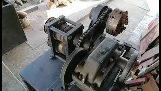 Iron assistants: a cleaver, an all-terrain vehicle, a cold forging machine.