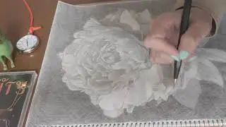 Photo reproduction of peony 10