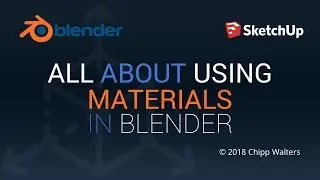 How to use materials in Blender