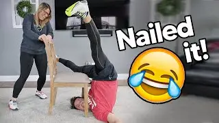 CHAIR ROLL CHALLENGE! *Gone Wrong*