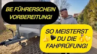 BE Führerschein: So hängst du den Anhänger sicher ab!