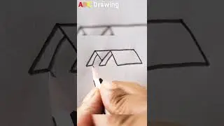 House Drawing With Only Pencil | Drawing Shorts #shorts