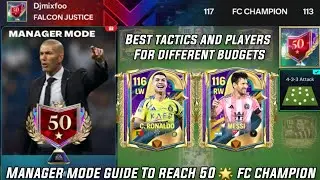 50 🌟 BEST MANAGER MODE TACTICS GUIDE TO FIFA CHAMPION FC MOBILE 26 & BEST PLAYERS FOR ALL BUDGETS